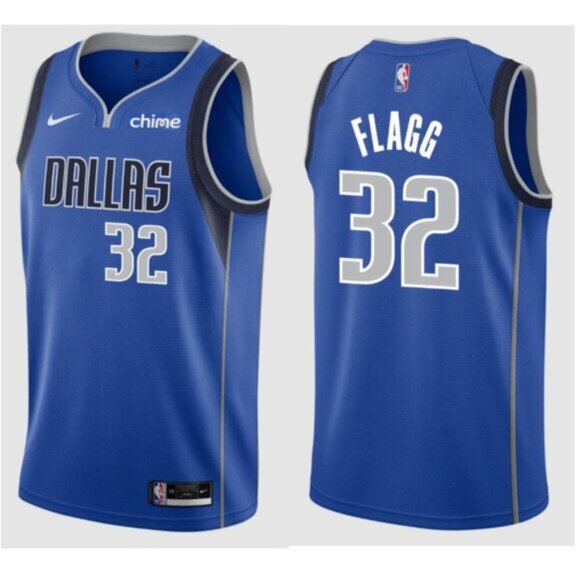 Mens Youths Kids Cooper Flagg Dallas Mavericks Blue Stitched Jersey - Picture 1 of 1